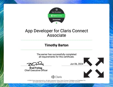 Filemaker Certificate