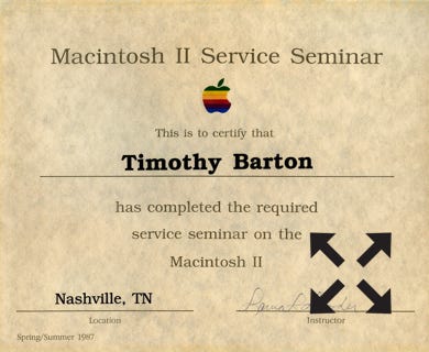 timbarton.tech    FileMaker Database & Apple Macintosh Support Apple Certificates 